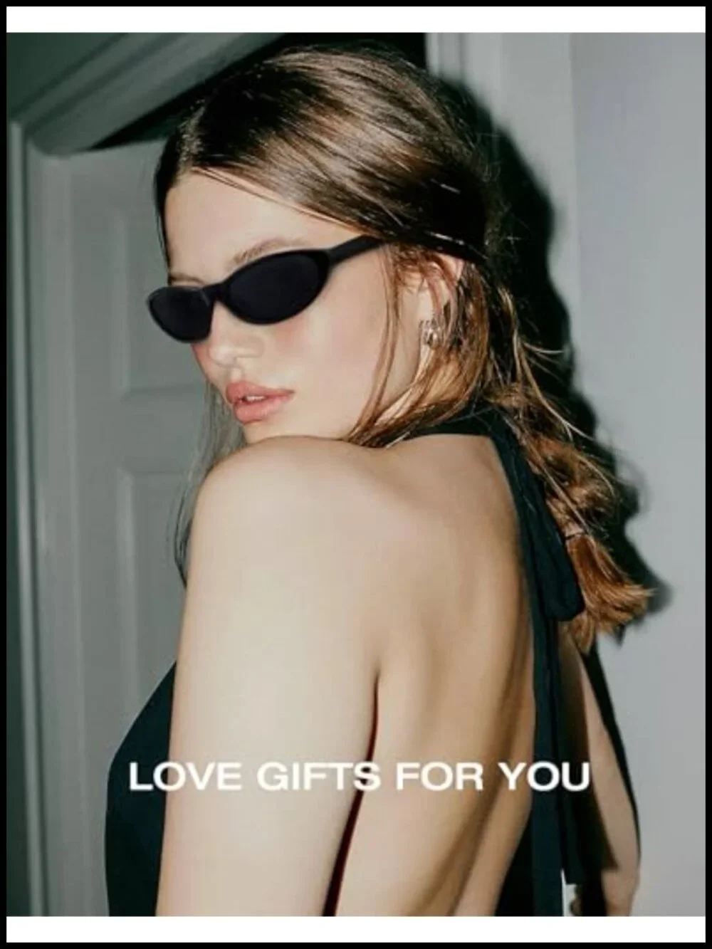 Retro Oval Cateye Sunglasses with UV Protection for Women